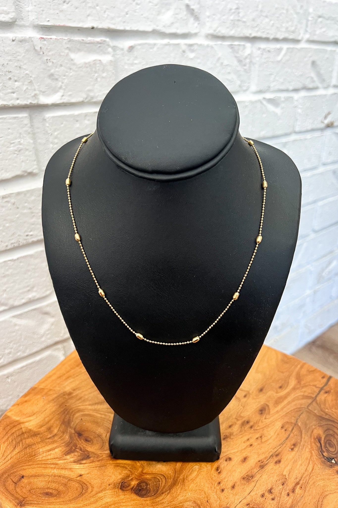 18K Pill Chain Necklace
