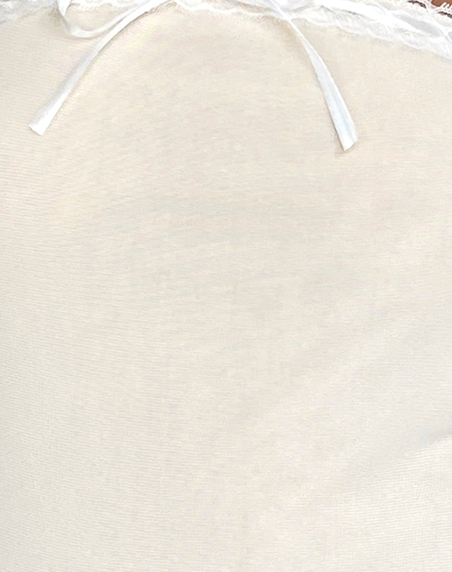 Marve Bandeau Maxi Dress in Mesh Cream