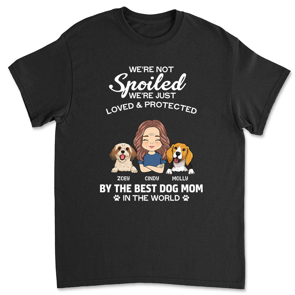 Loved And Protected - Personalized Custom Unisex T-shirt