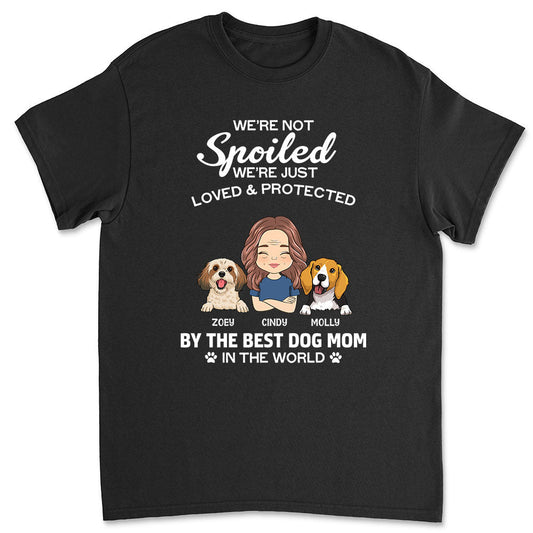 Loved And Protected - Personalized Custom Unisex T-shirt