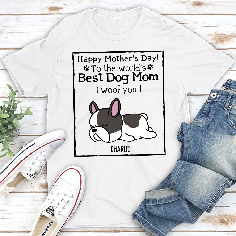 Best Cat And Dog Mom - Personalized Custom Unisex T-shirt