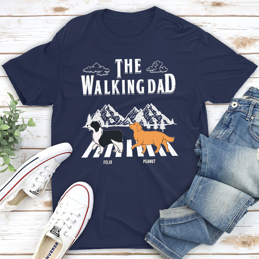 The Walking Dad - Personalized Custom Unisex T-shirt