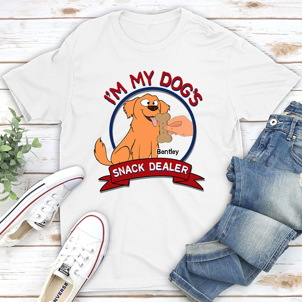 Dog Snack Dealer - Personalized Custom Unisex T-shirt