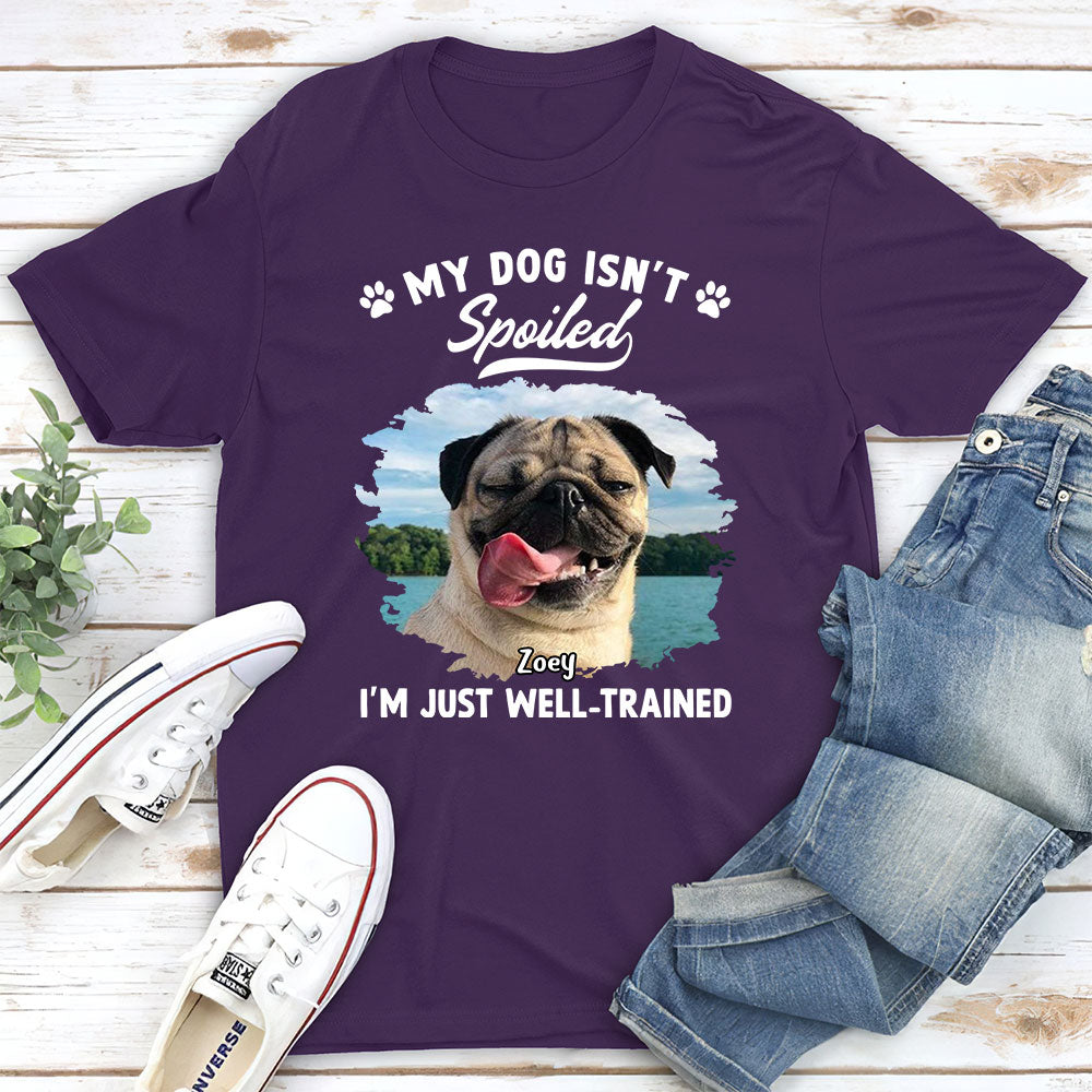 Spoiled Dog Photo - Personalized Custom Unisex T-shirt