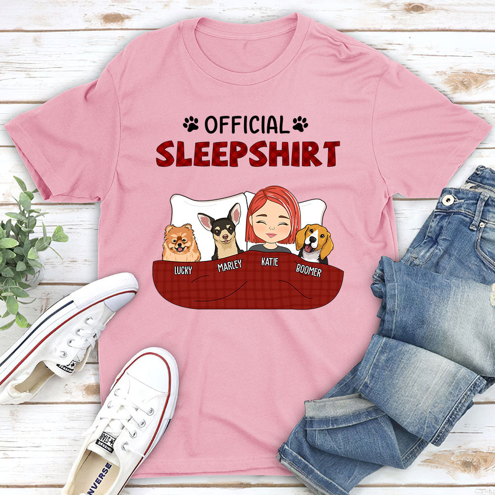 Official Sleepshirt Red - Personalized Custom Unisex T-shirt
