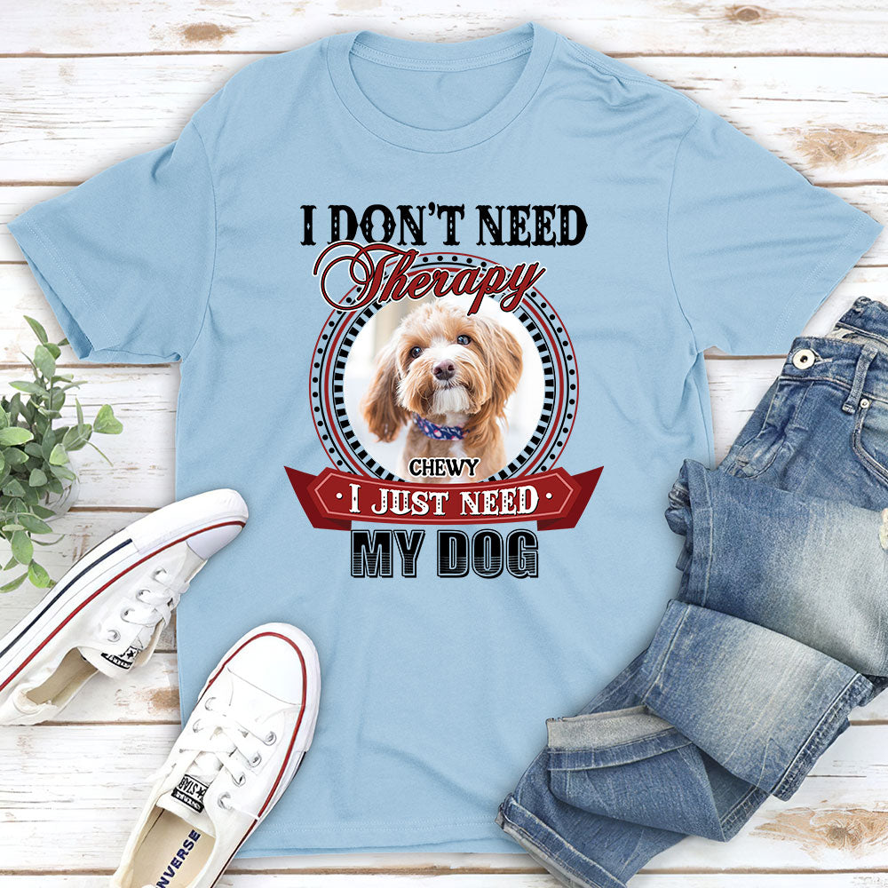 Therapy Photo - Personalized Custom Unisex T-shirt