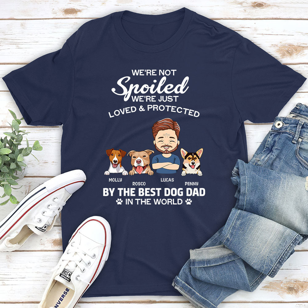 Loved And Protected - Personalized Custom Unisex T-shirt