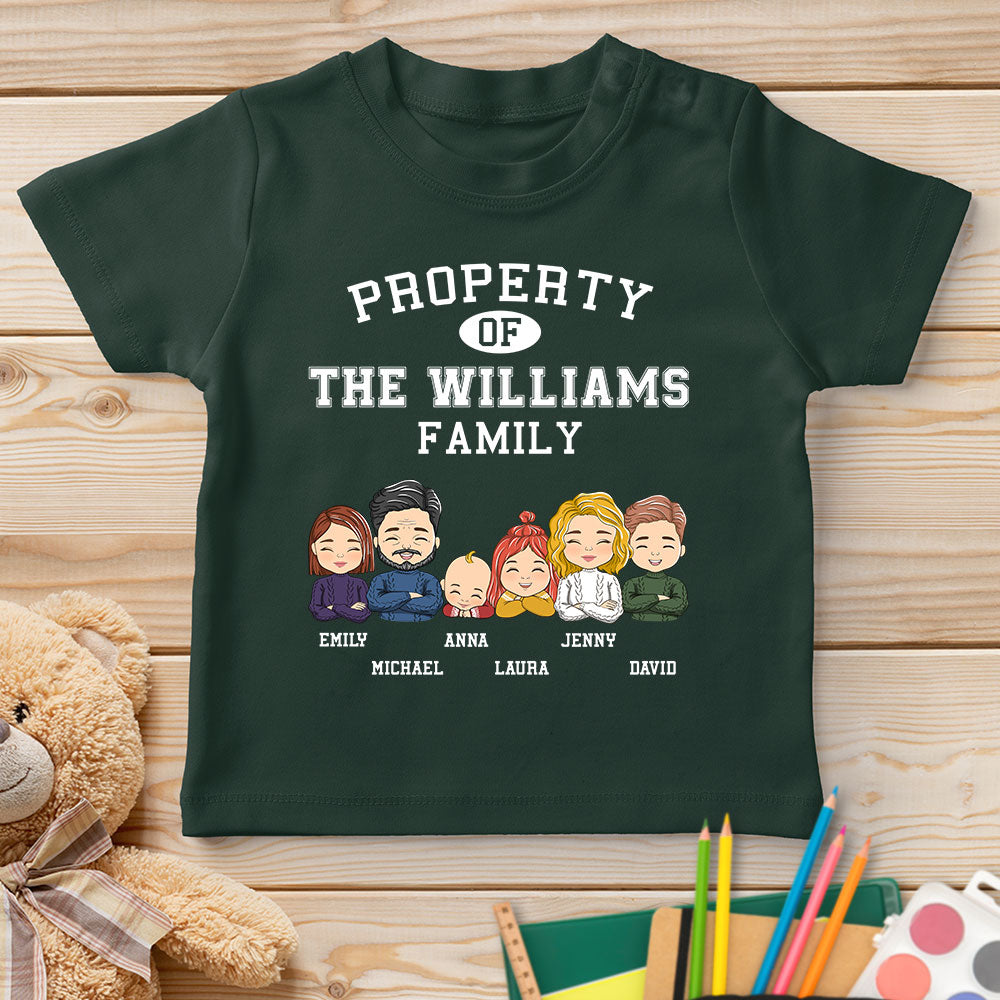 Property Of Family - Personalized Custom Youth T-shirt