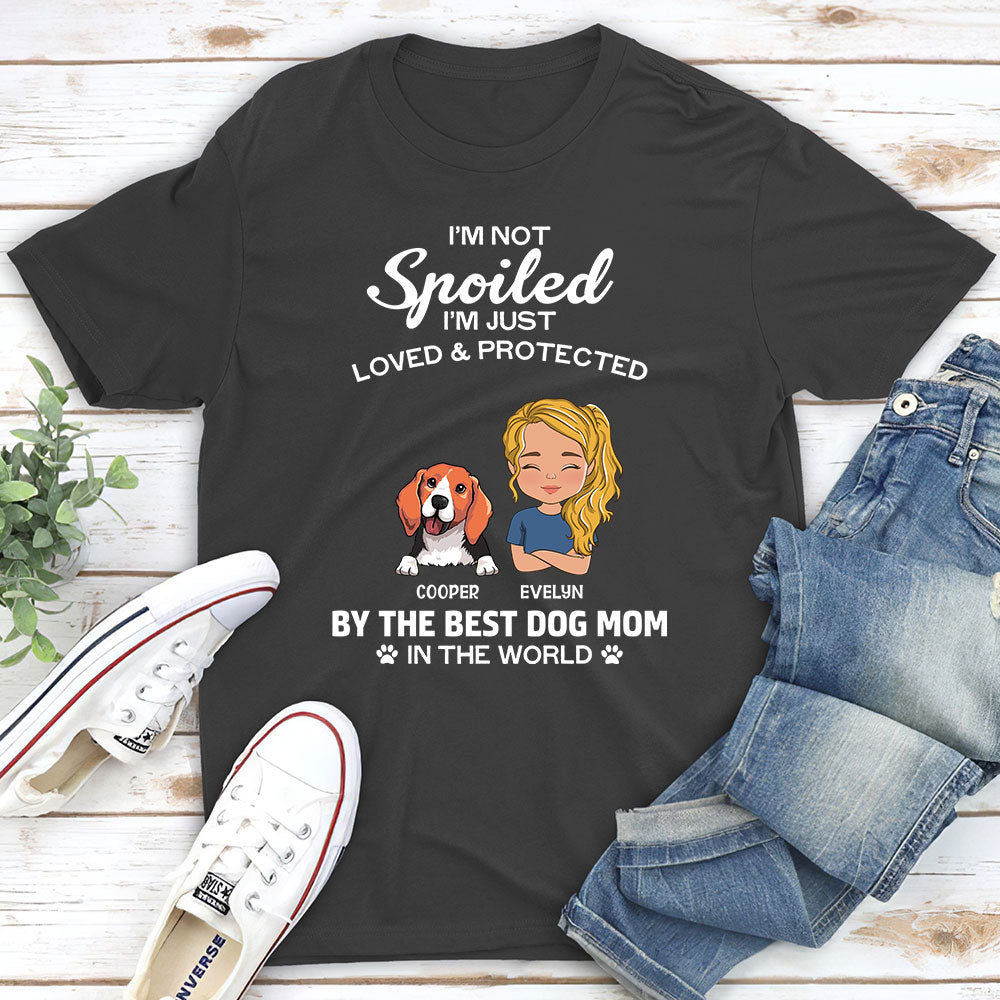 Loved And Protected - Personalized Custom Unisex T-shirt