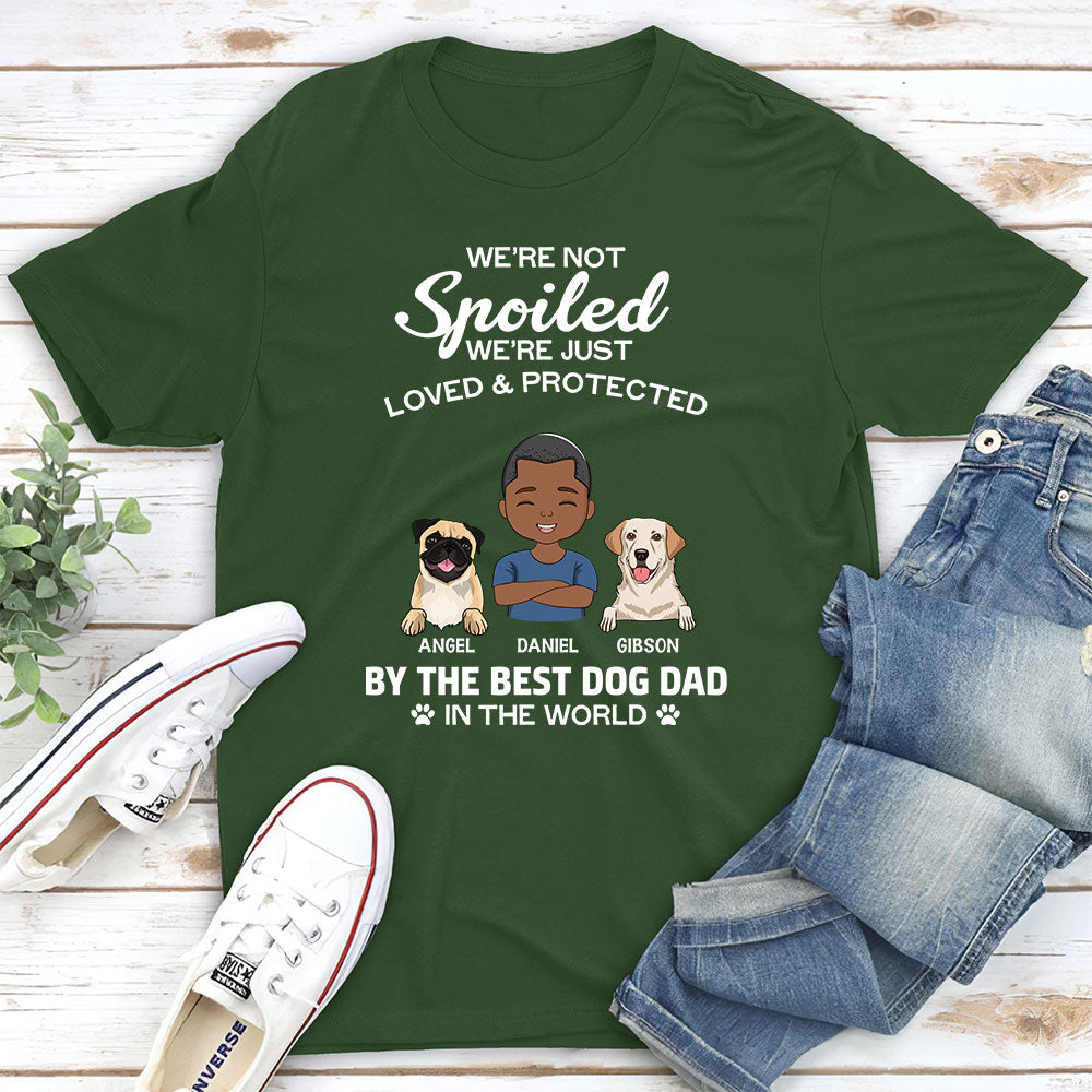 Loved And Protected - Personalized Custom Unisex T-shirt