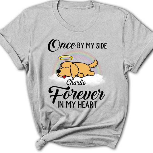Once By My Side - Personalized Custom Women's T-shirt