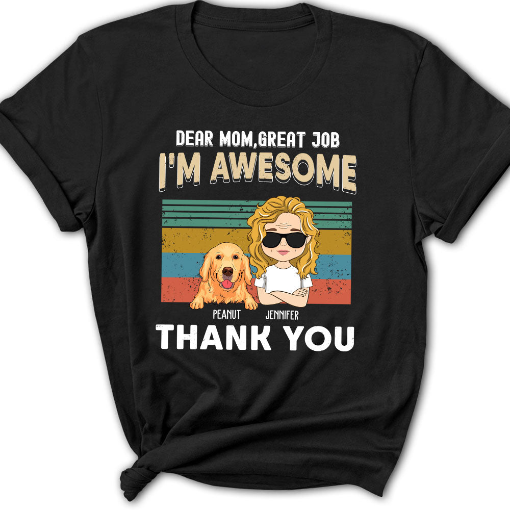 Amazing Good Job Mom - Personalized Custom Women's T-shirt