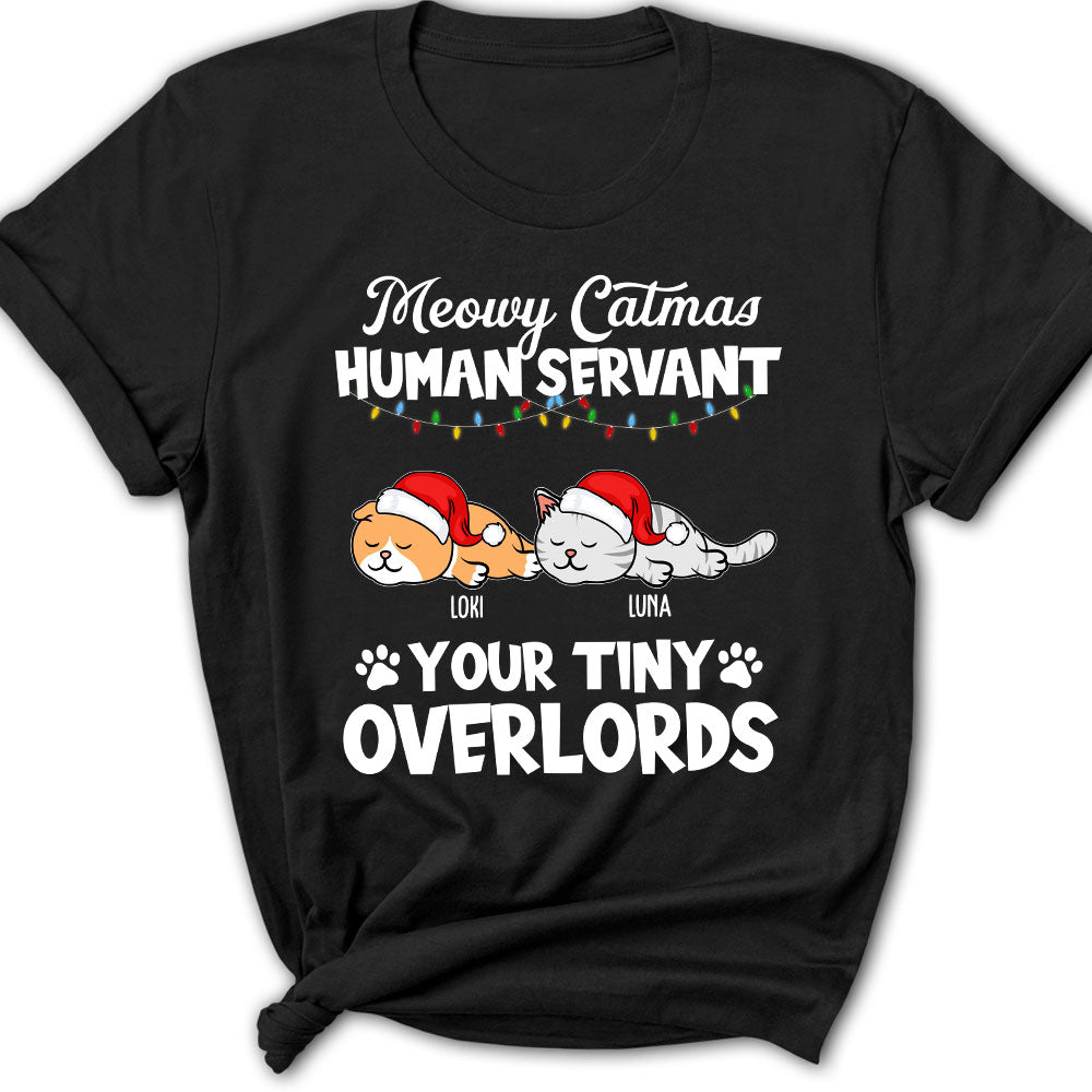 Sleeping Meowy - Personalized Custom Women's T-shirt