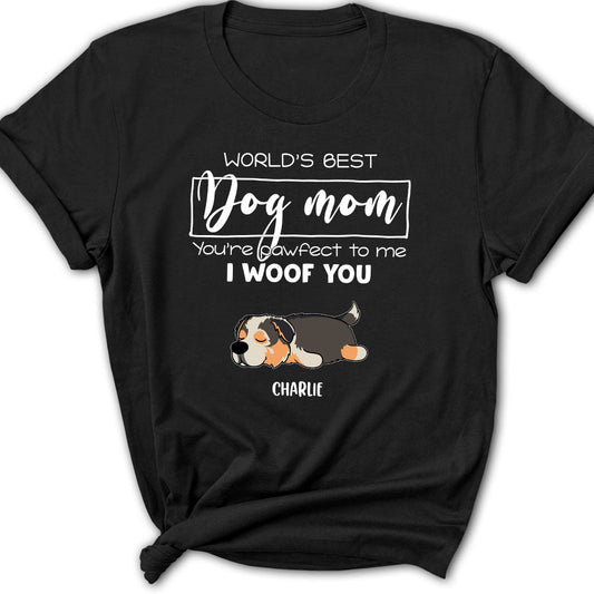 Pawfect Mom - Personalized Custom Women's T-shirt