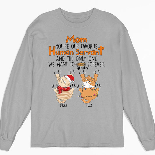 Cat Annoy Forever - Personalized Custom Long Sleeve T-shirt