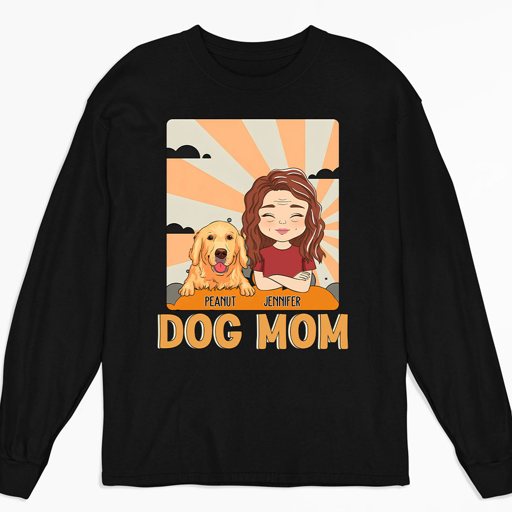 I Luv U Mom - Personalized Custom Long Sleeve T-shirt