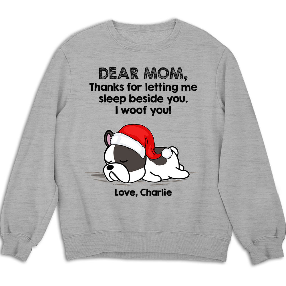 Sleep Beside Dog - Personalized Custom Sweatshirt