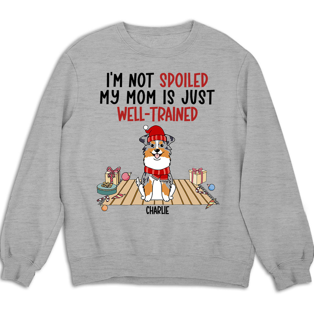 Well Trained Mom - Personalized Custom Sweatshirt