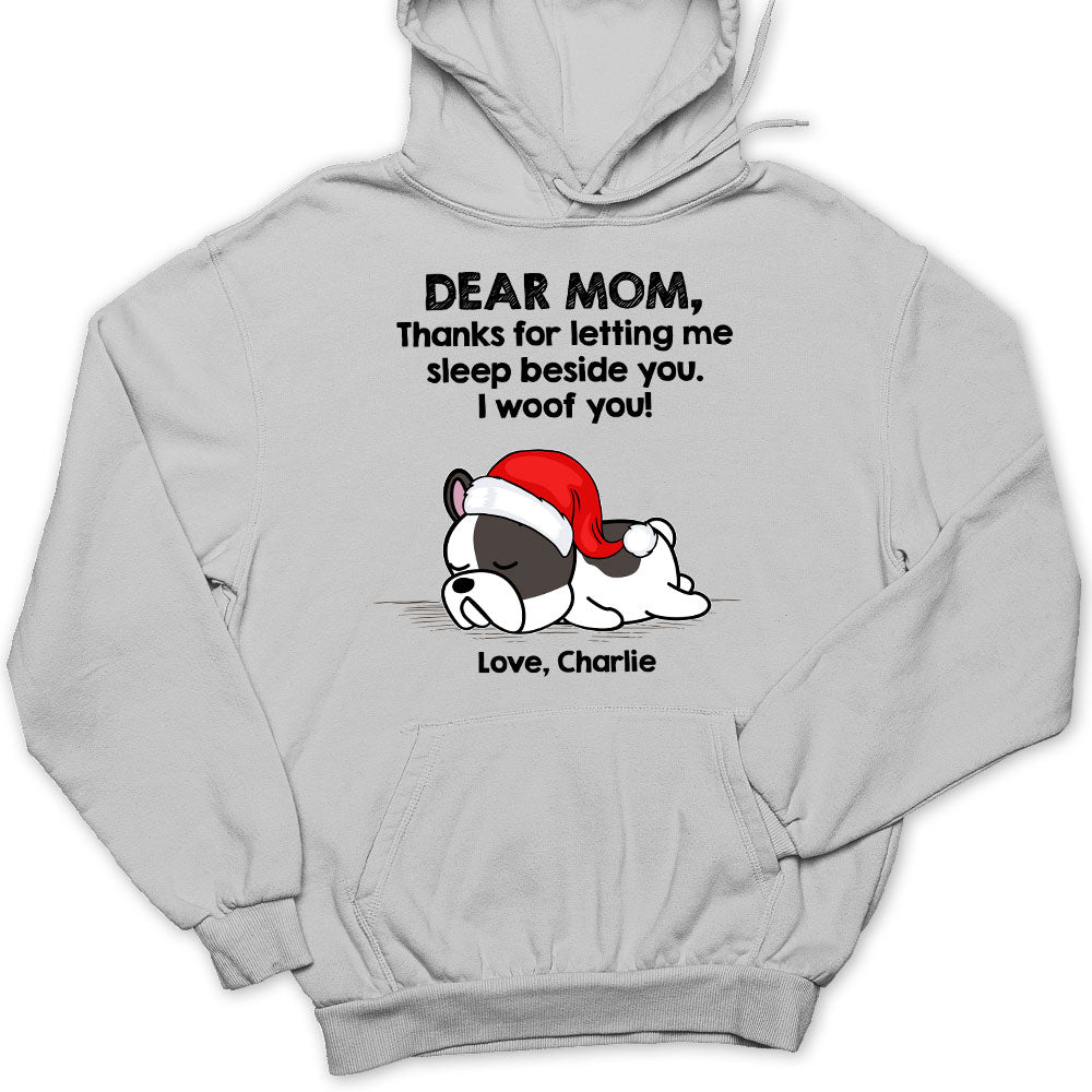 Sleep Beside Dog - Personalized Custom Hoodie