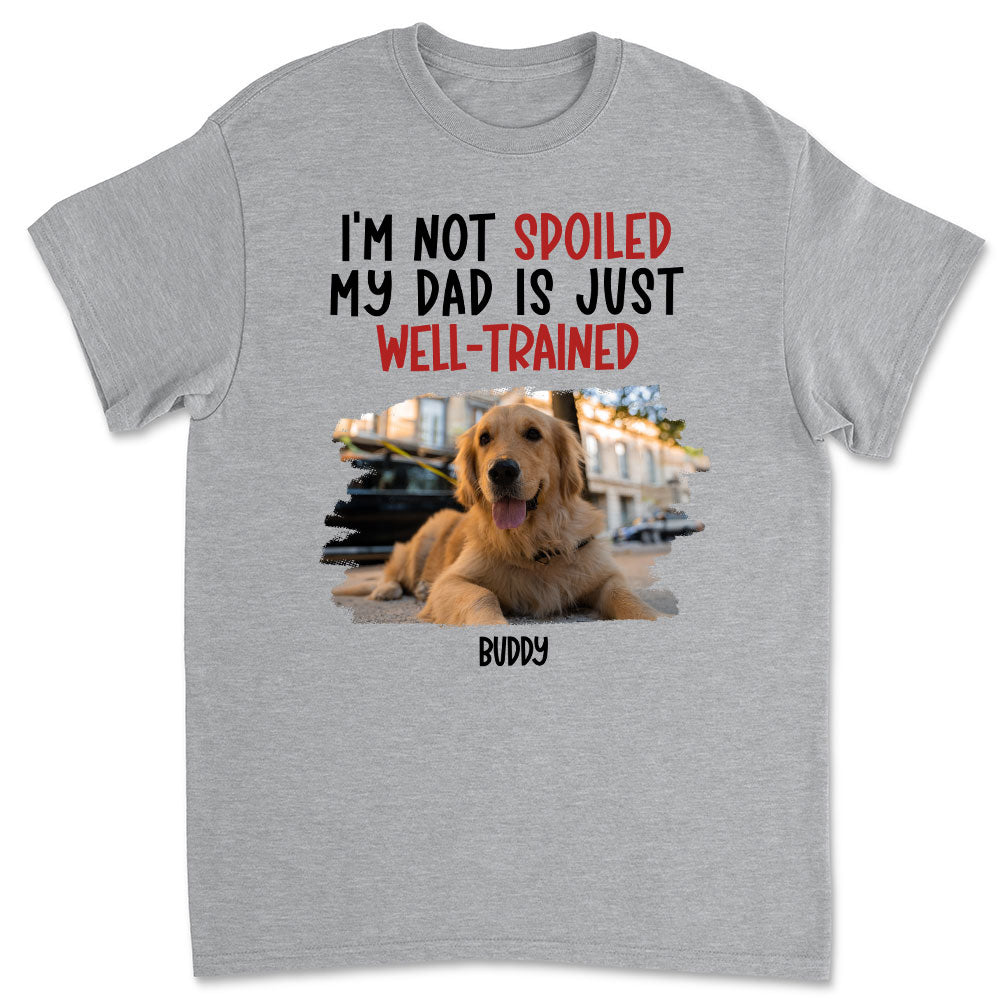 Well Trained Mom Photo - Personalized Custom Premium T-shirt