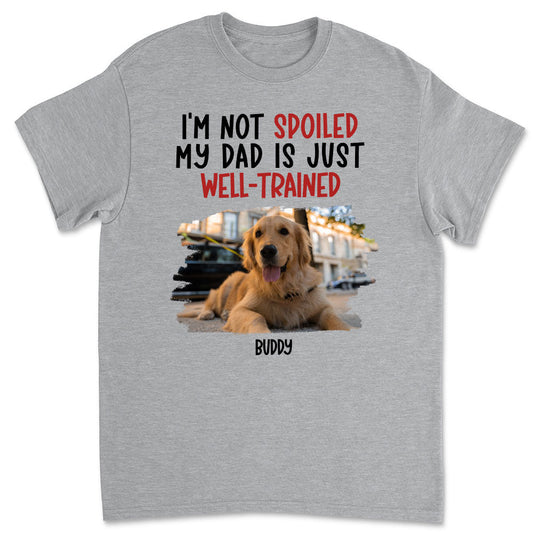 Well Trained Mom Photo - Personalized Custom Premium T-shirt
