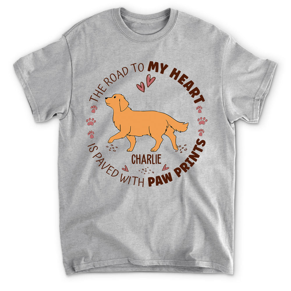 The Road To My Heart - Personalized Custom Unisex T-shirt