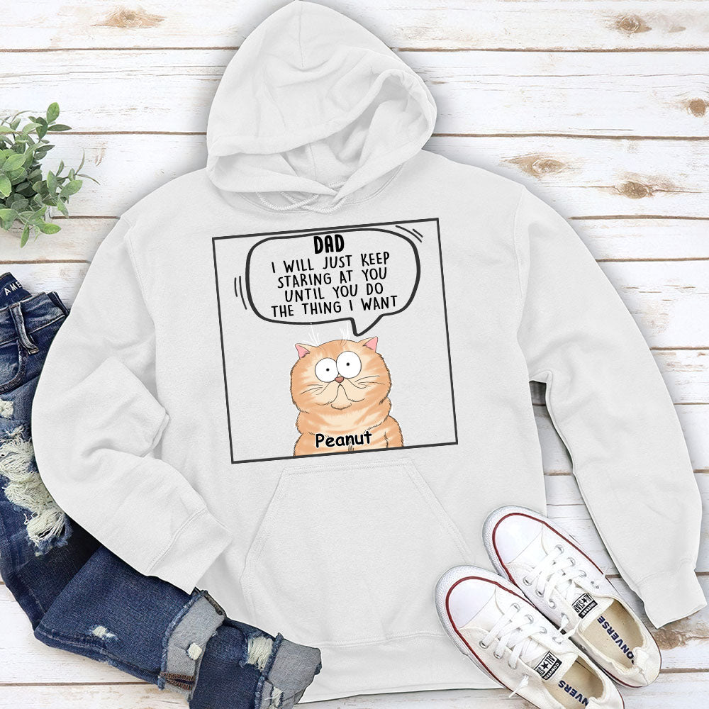 Cats Will Just - Personalized Custom Hoodie