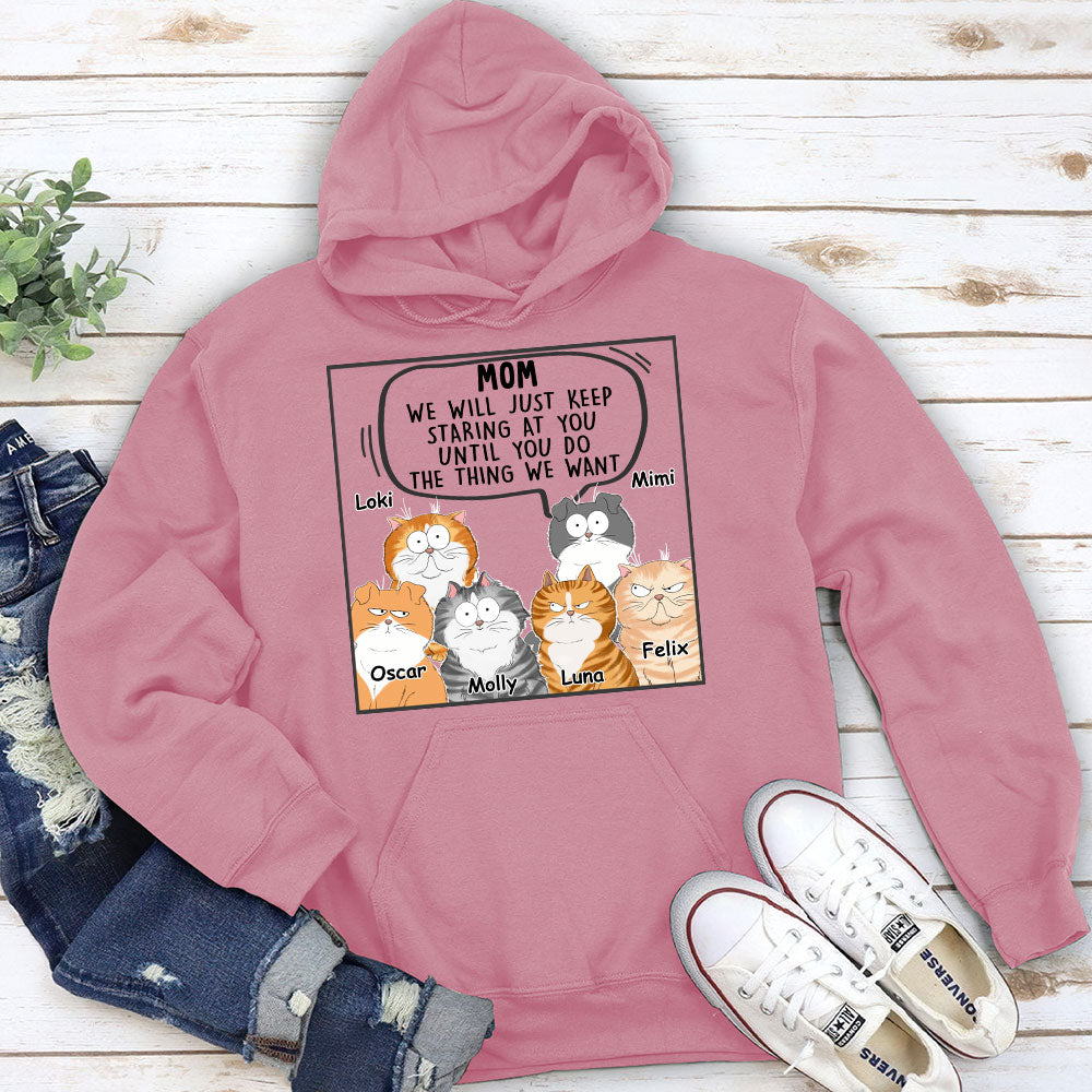 Cats Will Just - Personalized Custom Hoodie