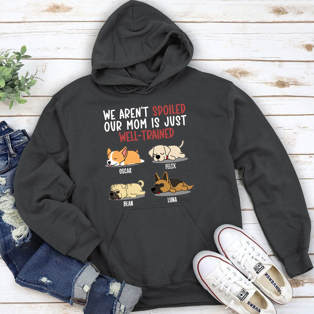 Spoiled Dog And Well Trained Dad 2 - Personalized Custom Hoodie