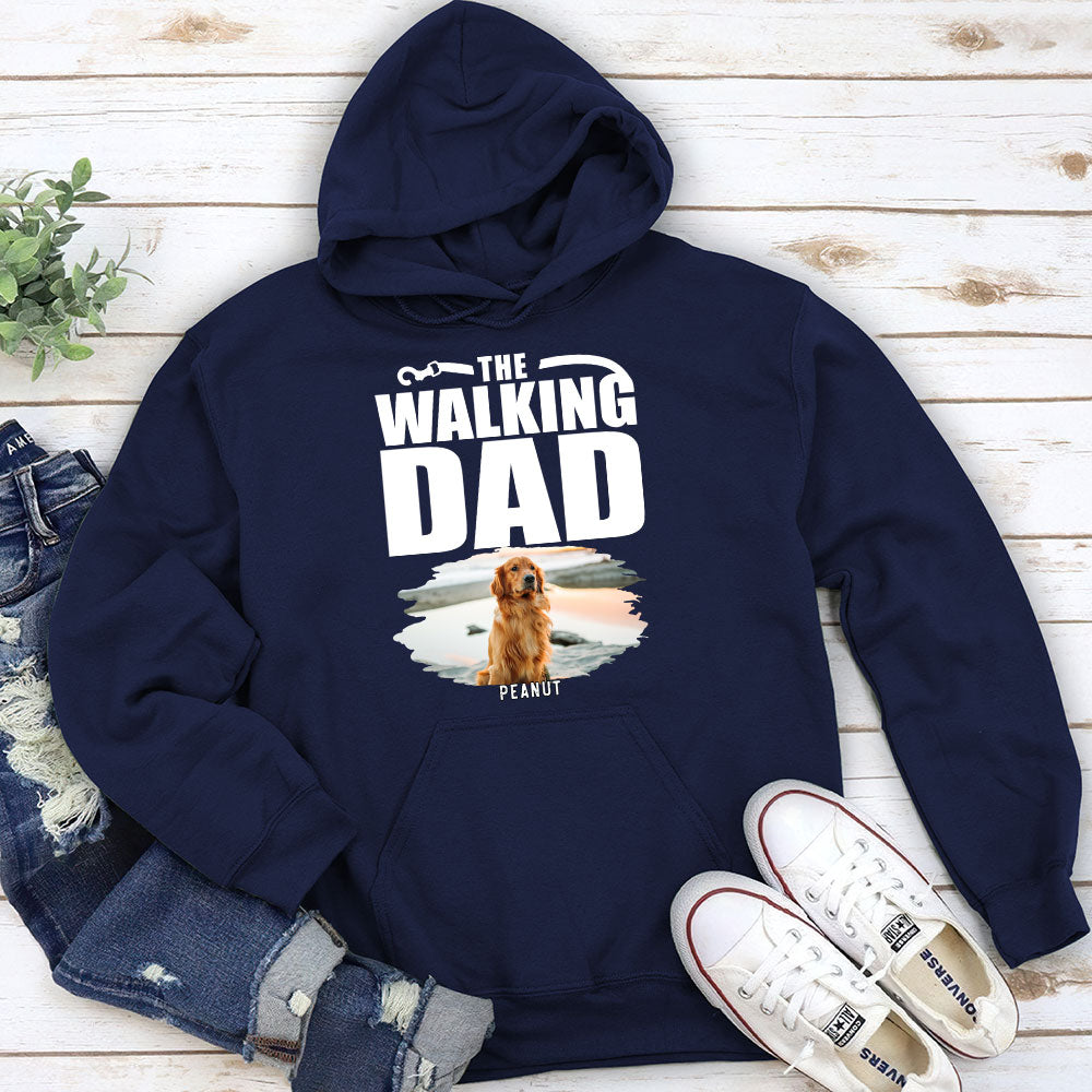 Walking Dad/Mom Photo - Personalized Custom Hoodie