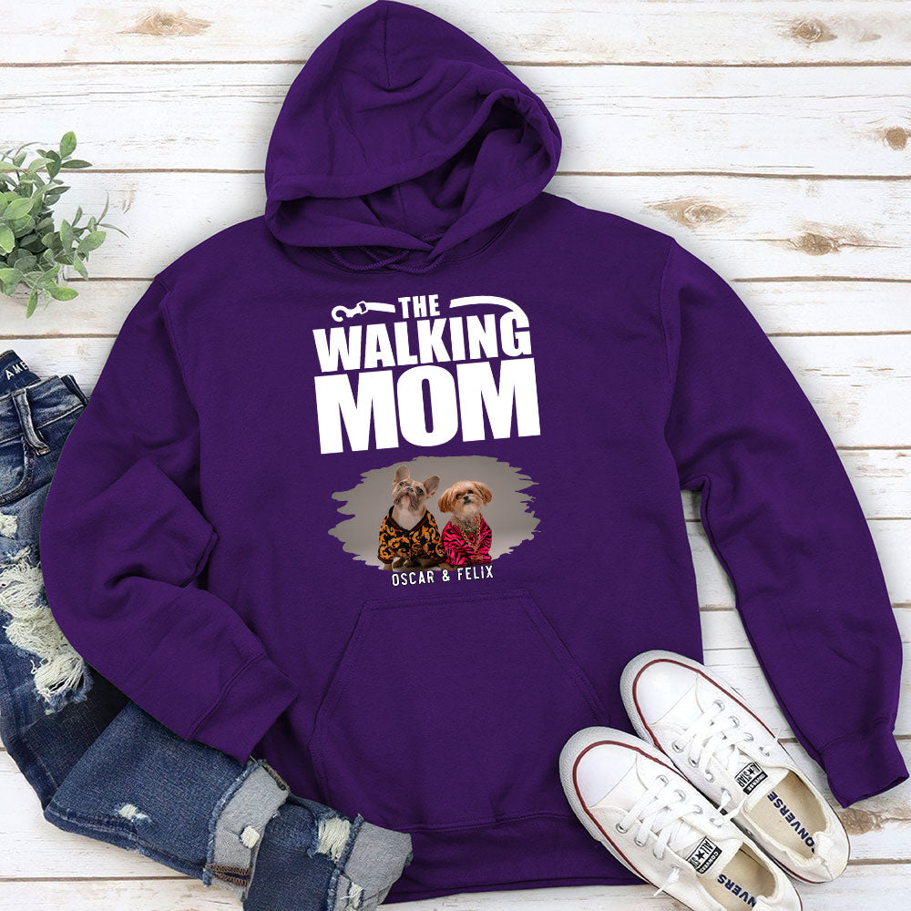 Walking Dad/Mom Photo - Personalized Custom Hoodie