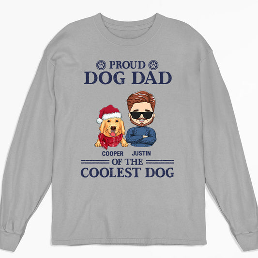 Proud Dad Mom - Personalized Custom Long Sleeve T-shirt