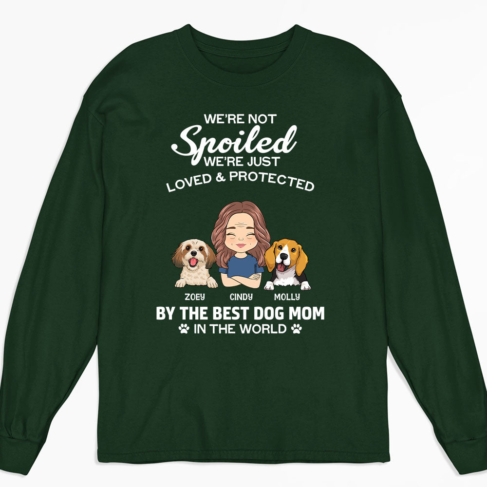 Loved And Protected - Personalized Custom Long Sleeve T-shirt