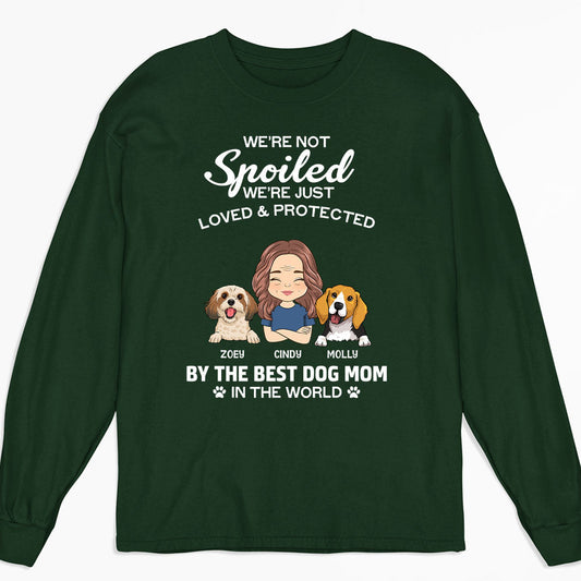 Loved And Protected - Personalized Custom Long Sleeve T-shirt