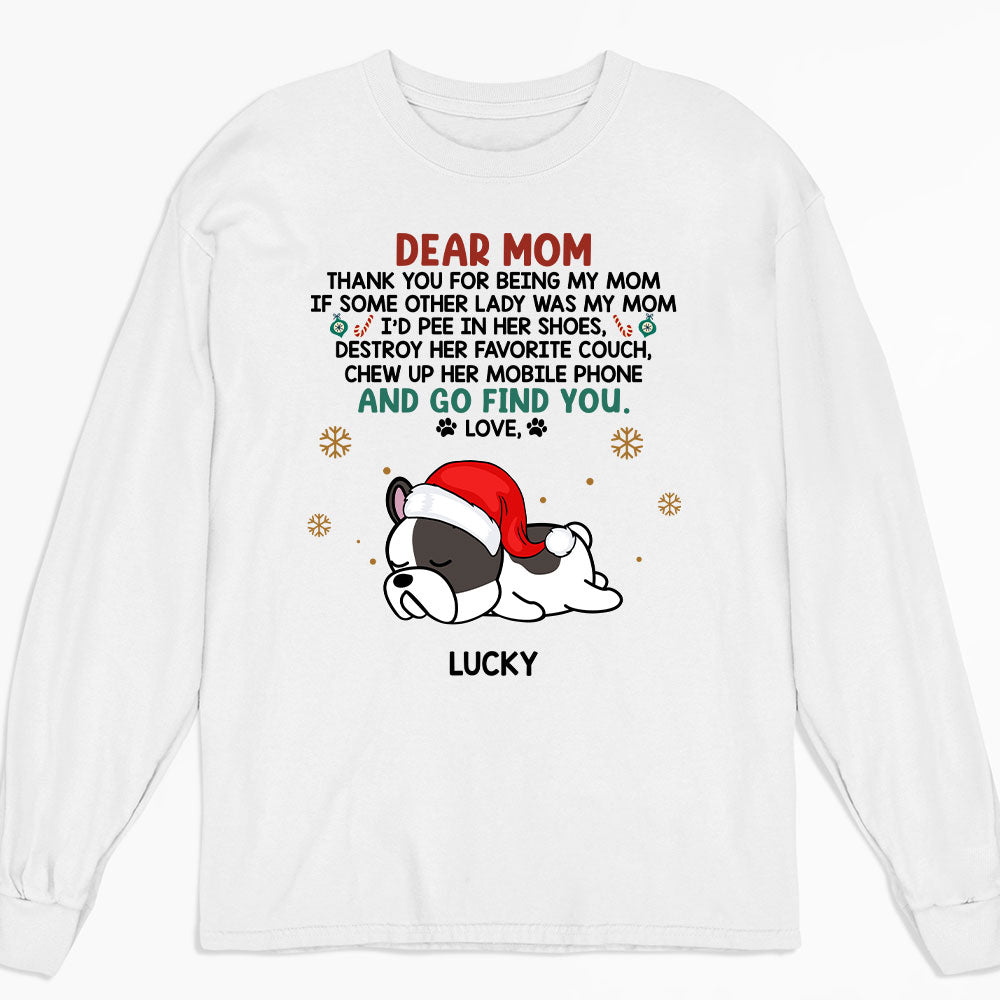 Chew His Phone - Personalized Custom Long Sleeve T-shirt