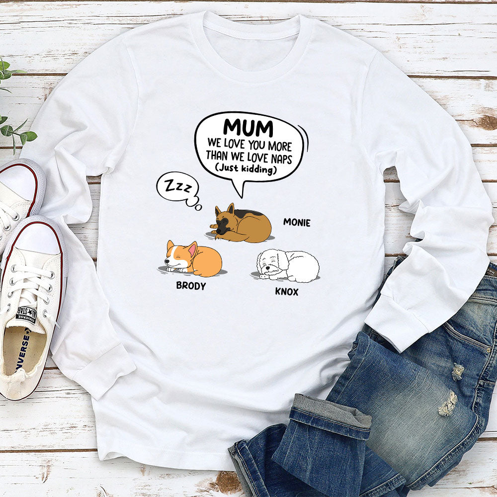 Just Kidding Dad - Personalized Custom Long Sleeve T-shirt