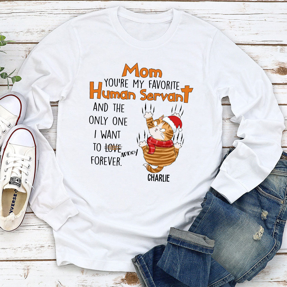 Cat Annoy Forever - Personalized Custom Long Sleeve T-shirt