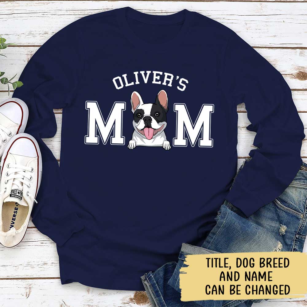 Dog Dad/Mom Basic - Personalized Custom Long Sleeve T-shirt