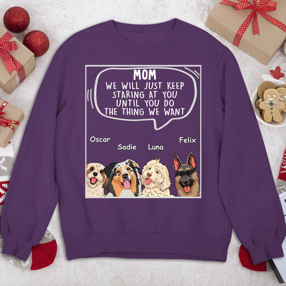 Dogs Will Just 2 - Personalized Custom Sweatshirt