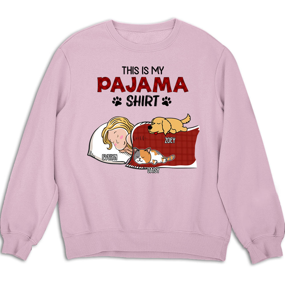 Sleeping Pet Pajama - Personalized Custom Sweatshirt