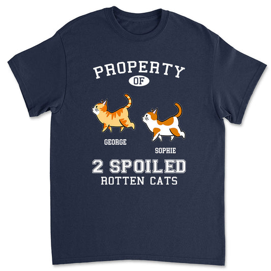 Property Of Rotten Cats - Personalized Custom Unisex T-shirt