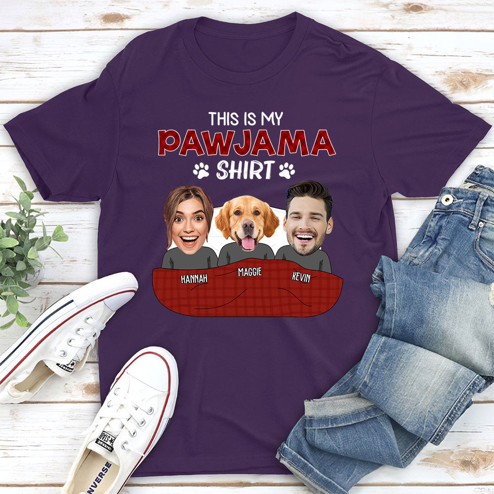 Pajama Shirt Photo - Personalized Custom Unisex T-shirt