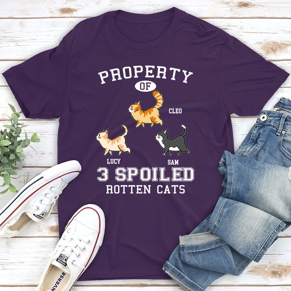 Property Of Rotten Cats - Personalized Custom Unisex T-shirt
