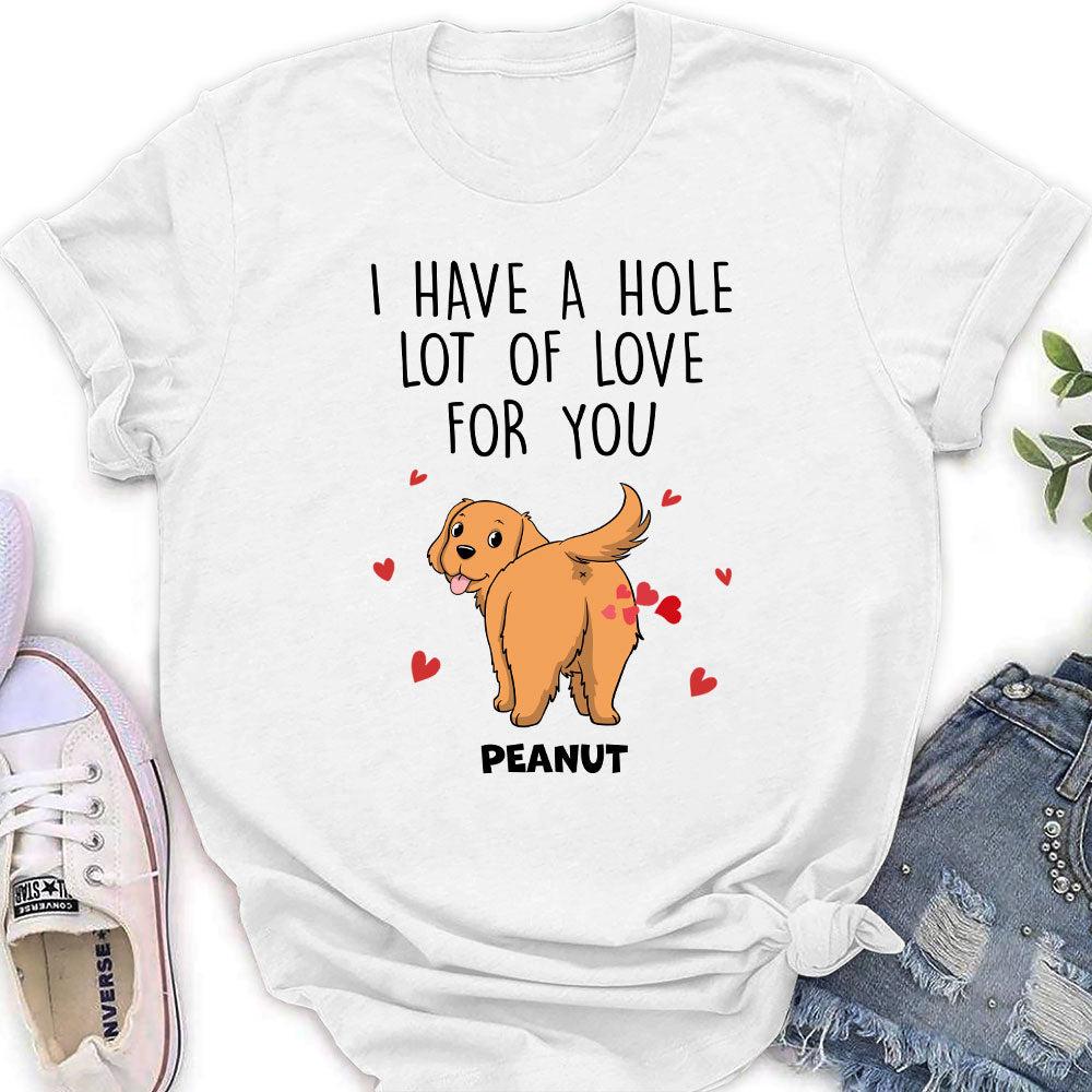 A W-Hole Lot - Personalized Custom Women's T-shirt