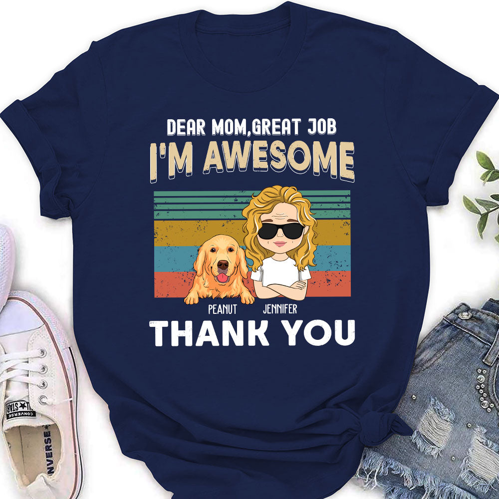 Amazing Good Job Mom - Personalized Custom Women's T-shirt
