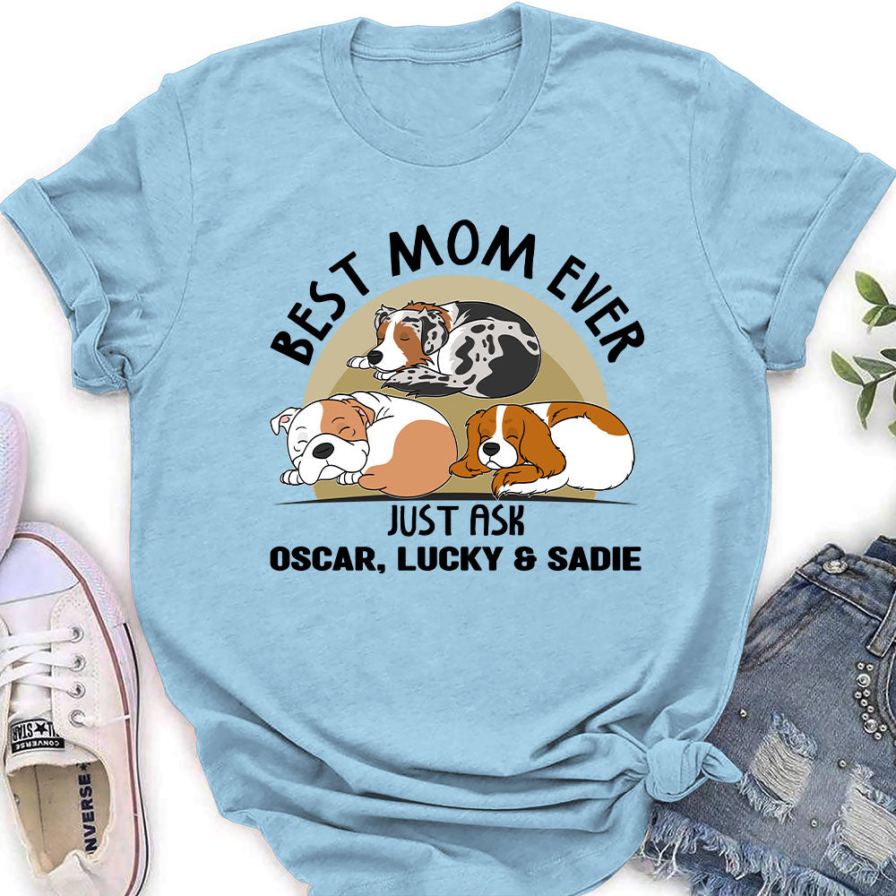 Just Ask My Dog - Personalized Custom Women's T-shirt