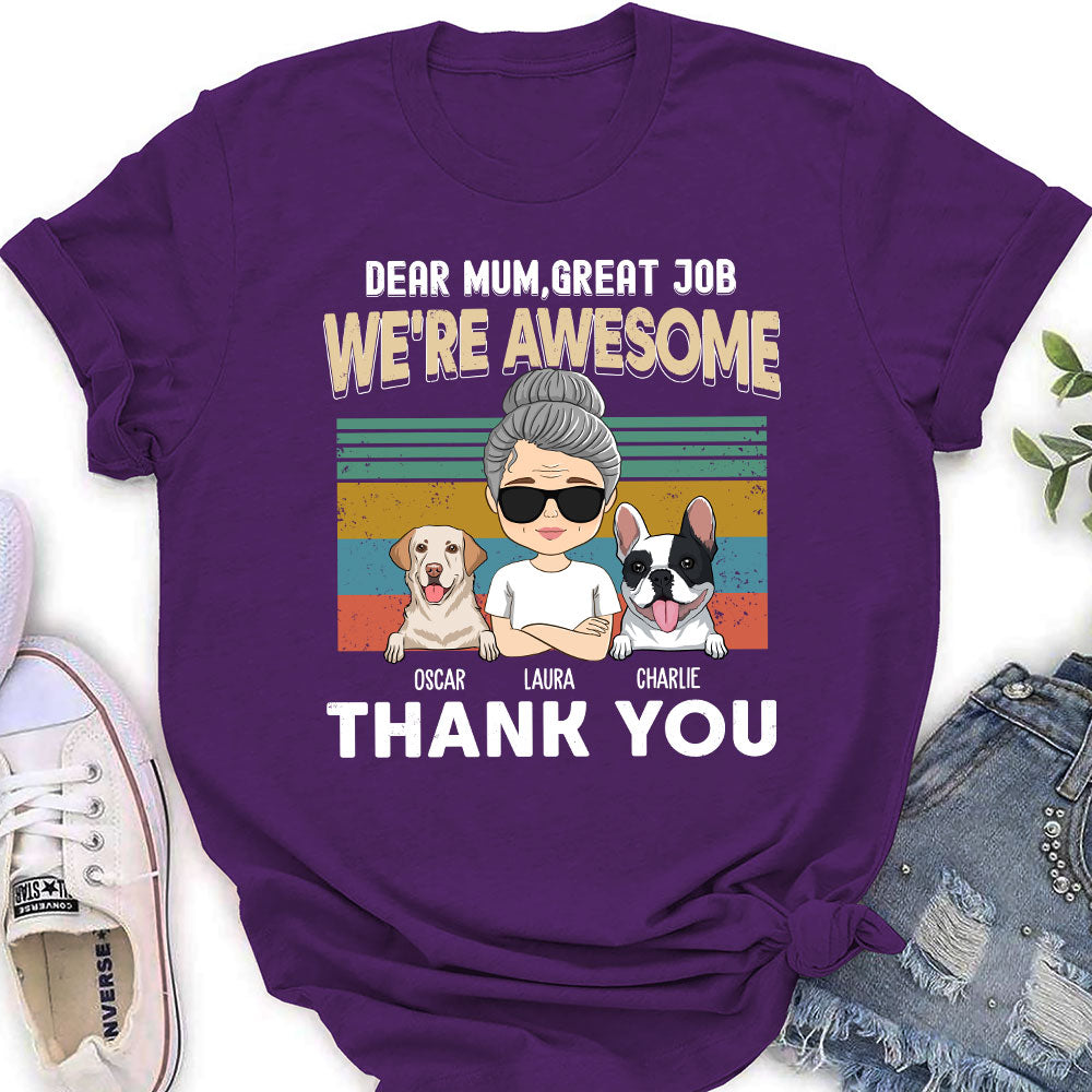 Amazing Good Job Mom - Personalized Custom Women's T-shirt