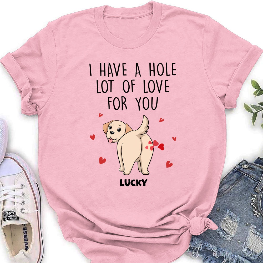 A W-Hole Lot - Personalized Custom Women's T-shirt
