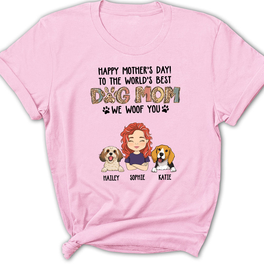 To The Best Mom - Personalized Custom Women's T-shirt