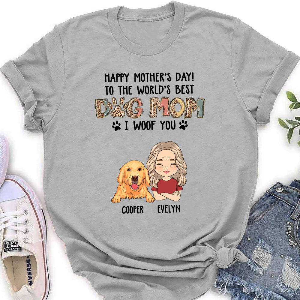 To The Best Mom - Personalized Custom Women's T-shirt